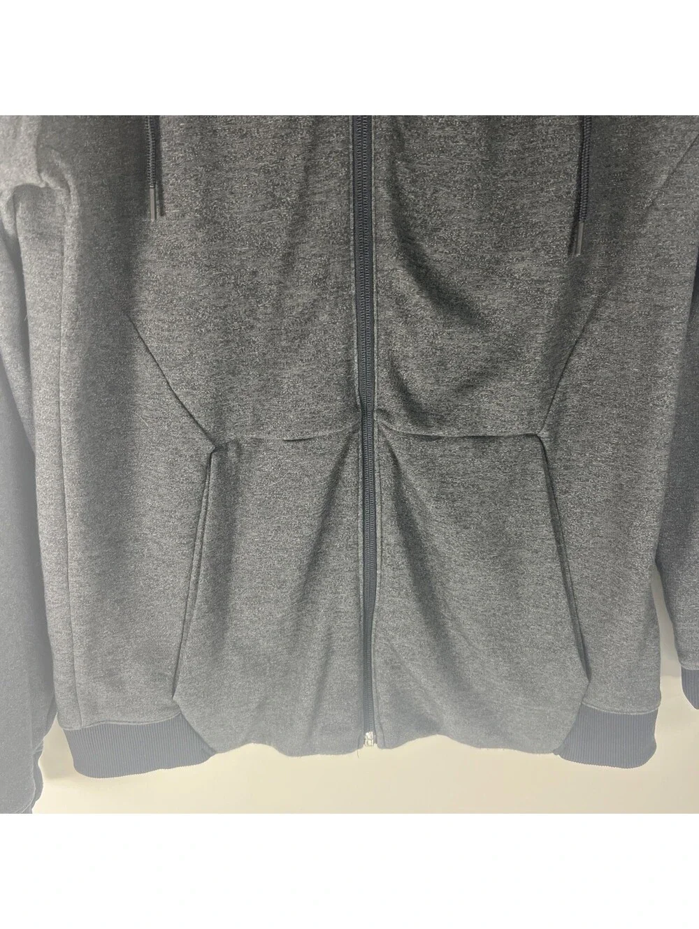 Under Armour Charcoal Zip-Up Sweater-Men's Large